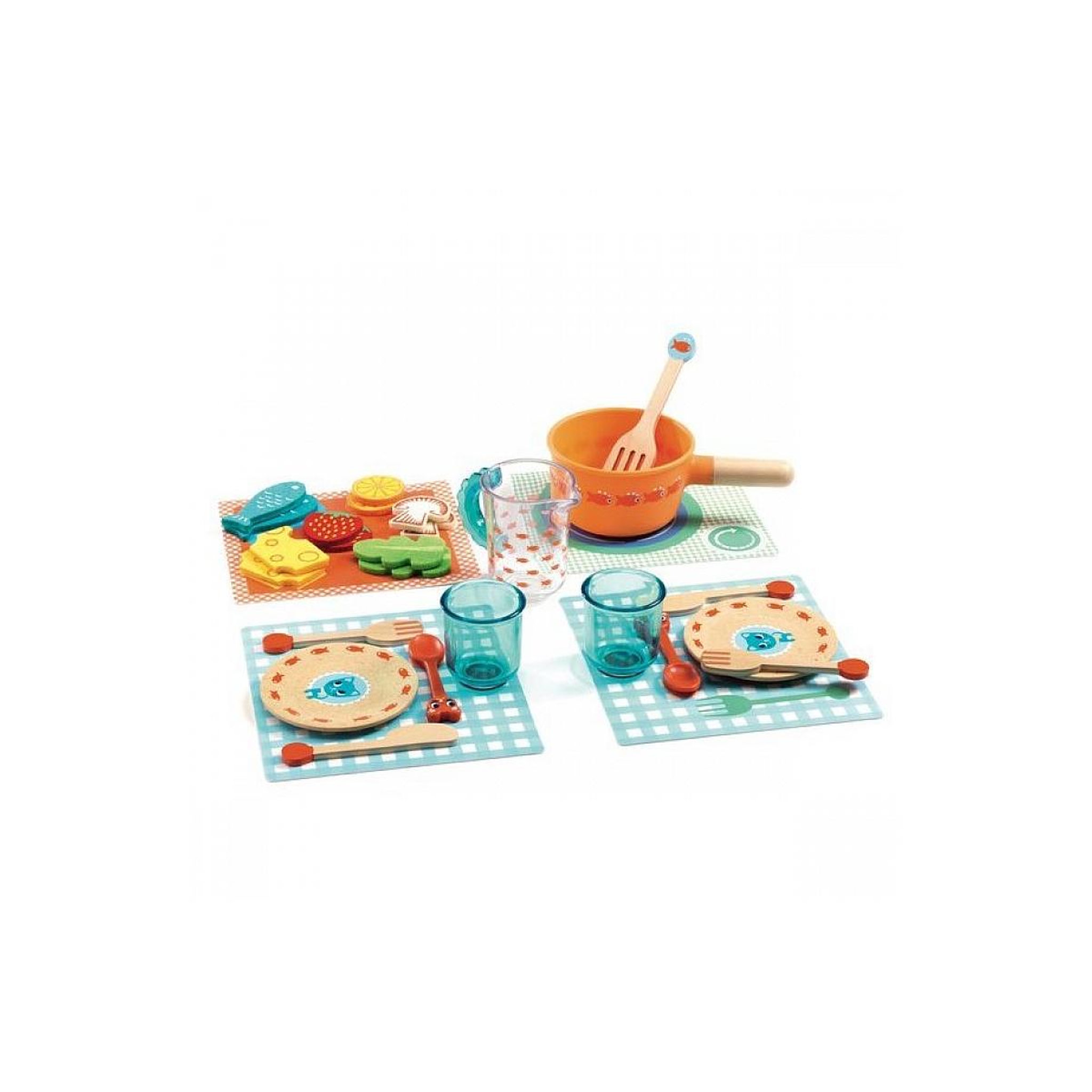 Djeco Jeu d imitation - A table les chats !