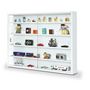 Voir la diapositive 2 : Vitrine de rangement pour chambre enfant blanc ULLI