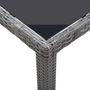 Voir la diapositive 5 : VIDAXL Ensemble a manger d'exterieur 7 pcs Resine tressee Gris