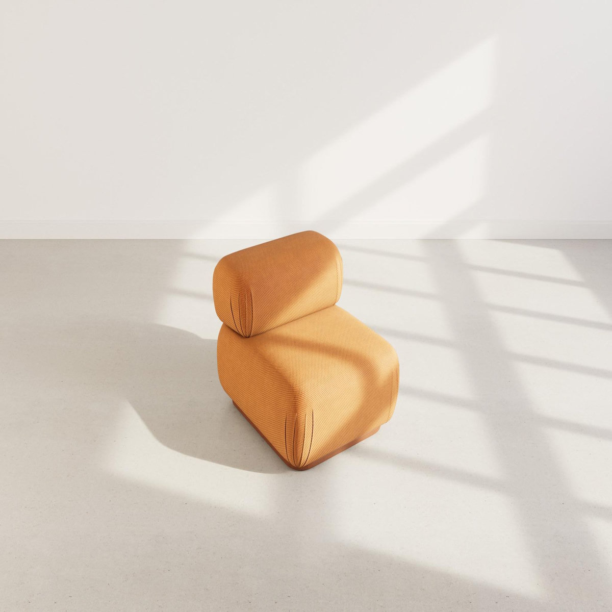 LISA DESIGN Penelope - module d'assise en velours texturé