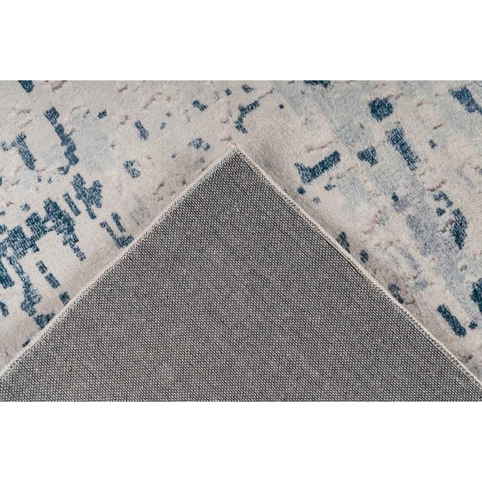 Voir la diapositive 4 : Paris Prix Tapis Tissé à Poils Courts Vintage  Ilian IV  Bleu