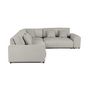 Voir la diapositive 4 : LISA DESIGN Garance - canapé modulable d'angle droit - 5 places - en velours côtelé