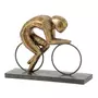 Paris Prix Statuette Déco sur Socle  Cycliste  37cm Or