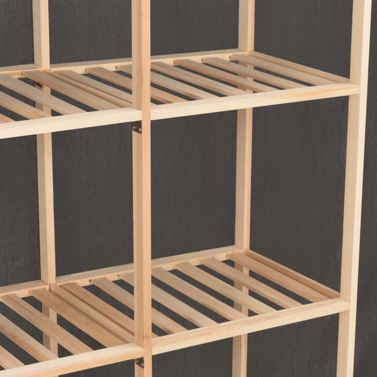 VIDAXL Garde-robe Gris 173x40x170 cm Tissu