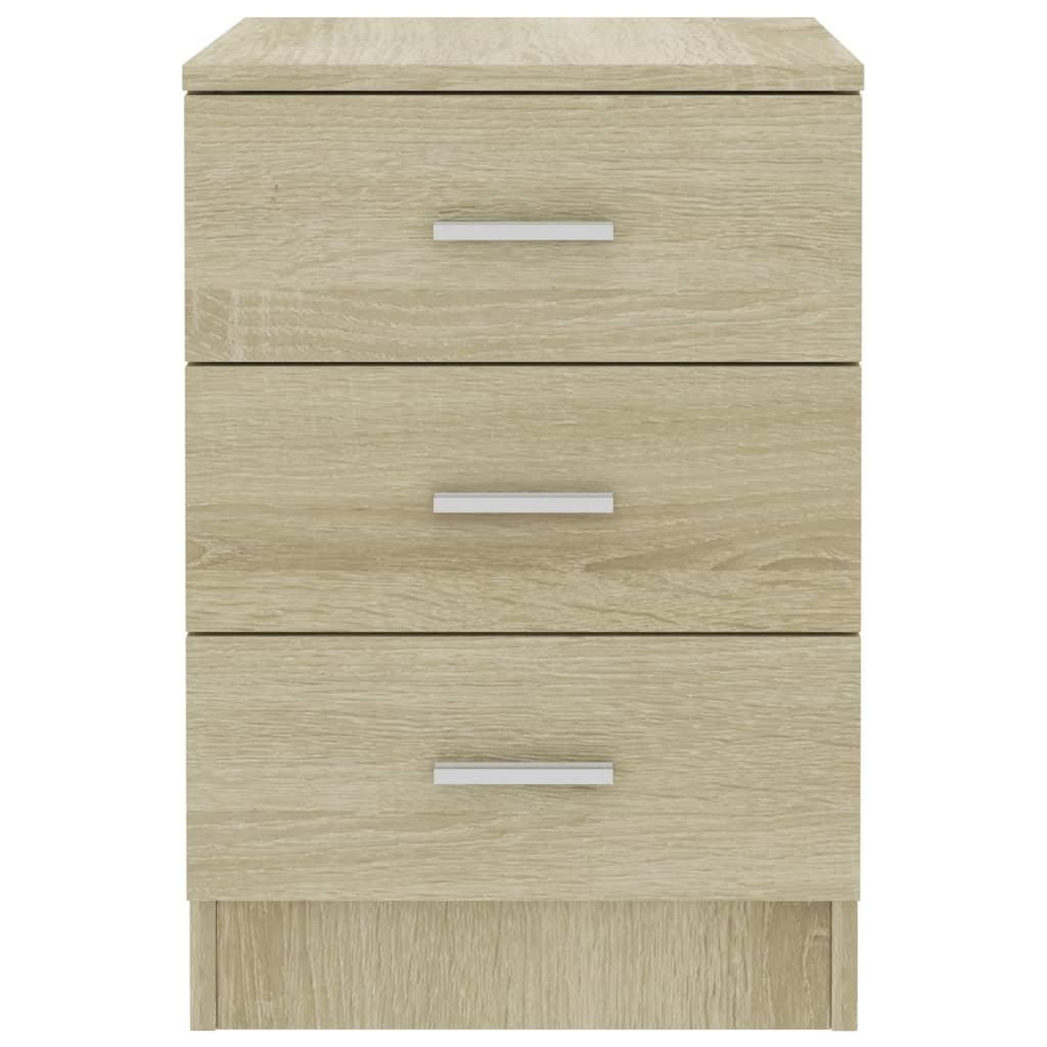 Voir la diapositive 5 : VIDAXL Tables de chevet 2pcs chene sonoma 38x35x56cm bois d'ingenierie