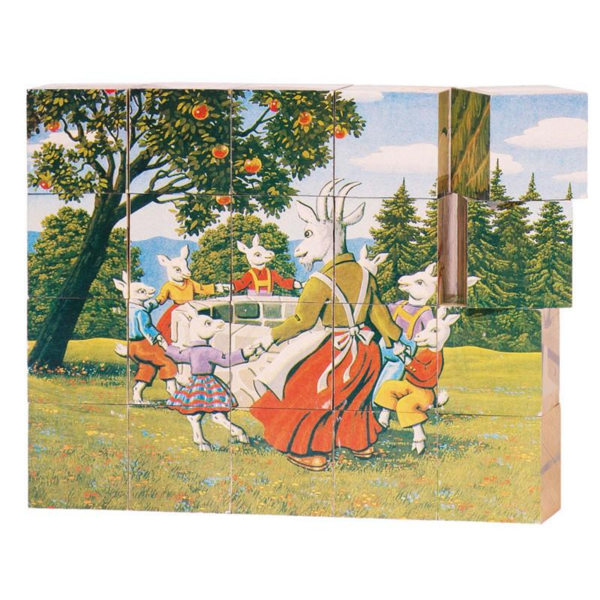 Goki GOKI Wooden Block Puzzle Fairy Tales