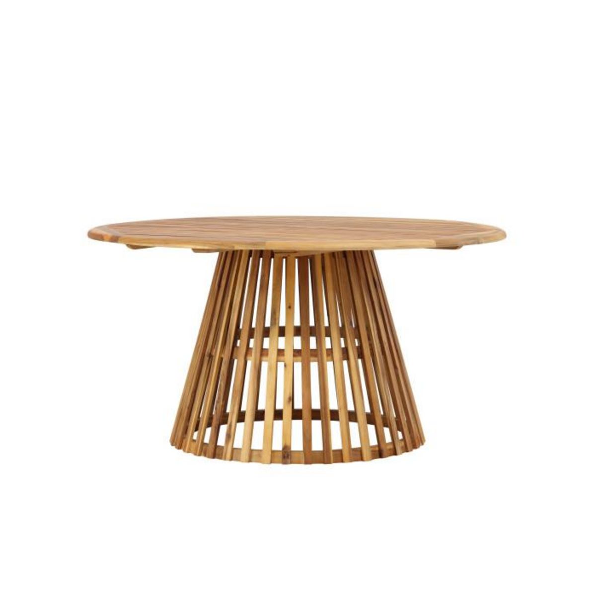 Paris Prix Table de Jardin Ronde en Bois  Tucuman  150cm Naturel