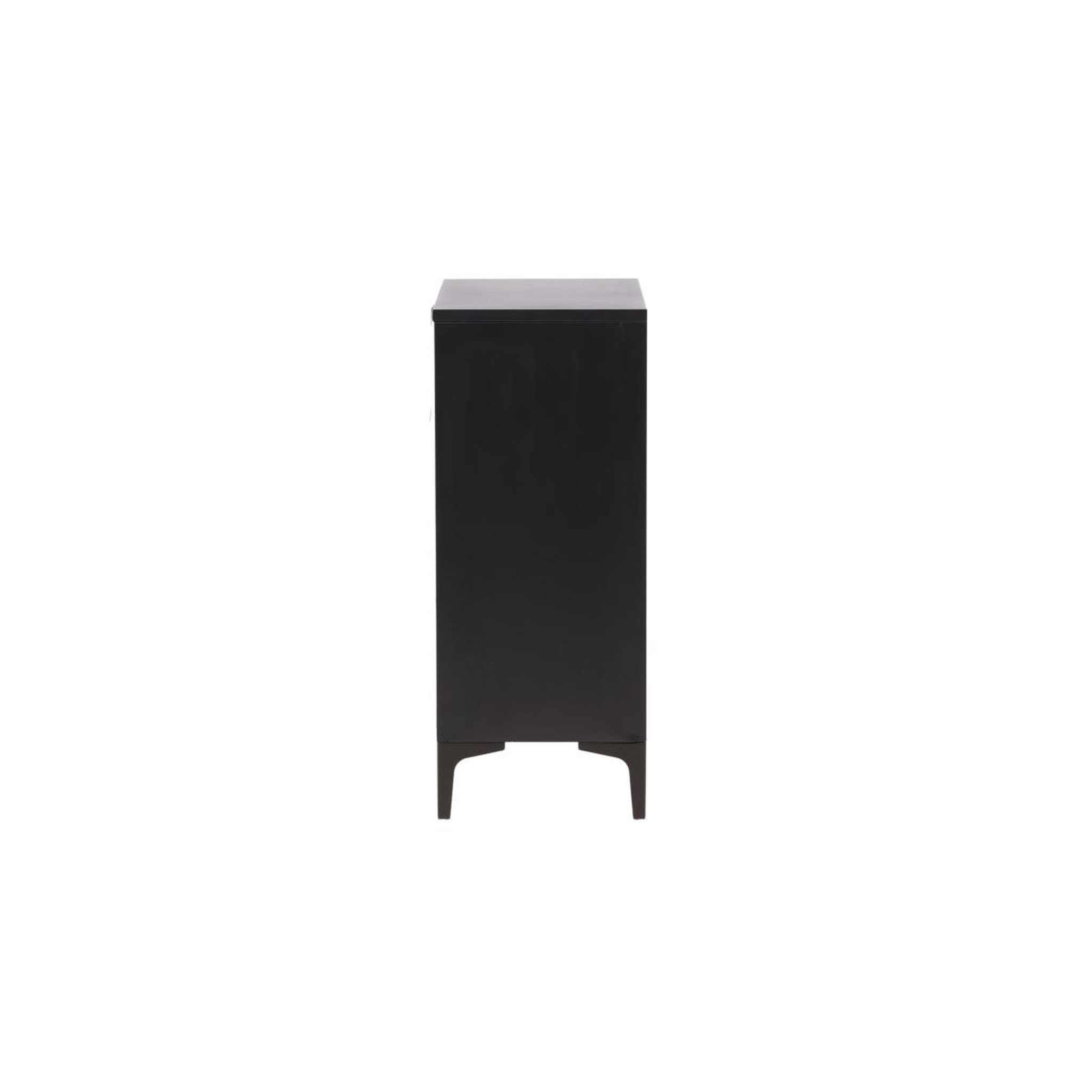 Voir la diapositive 3 : Paris Prix Commode 4 tiroirs  piring  98cm noir
