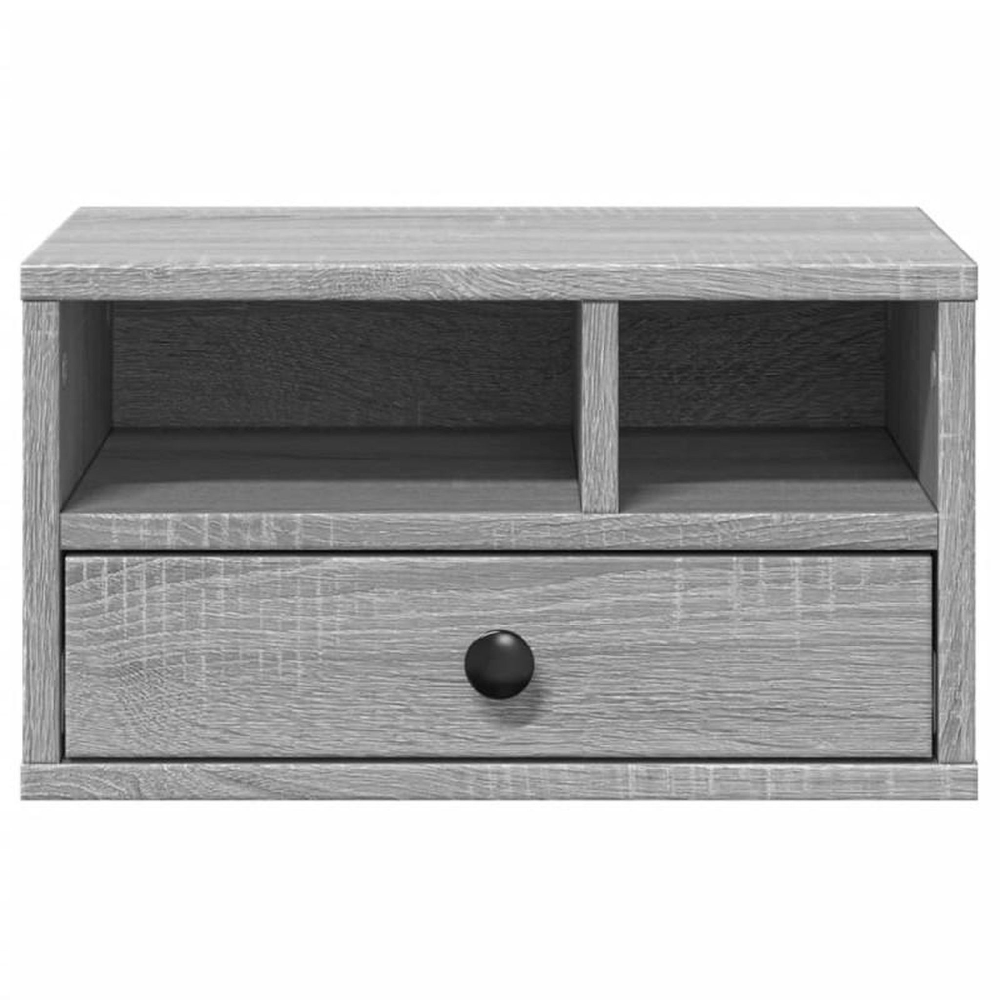 Voir la diapositive 6 : VIDAXL Support d imprimante sonoma gris 40x32x22,5cm bois d ingénierie