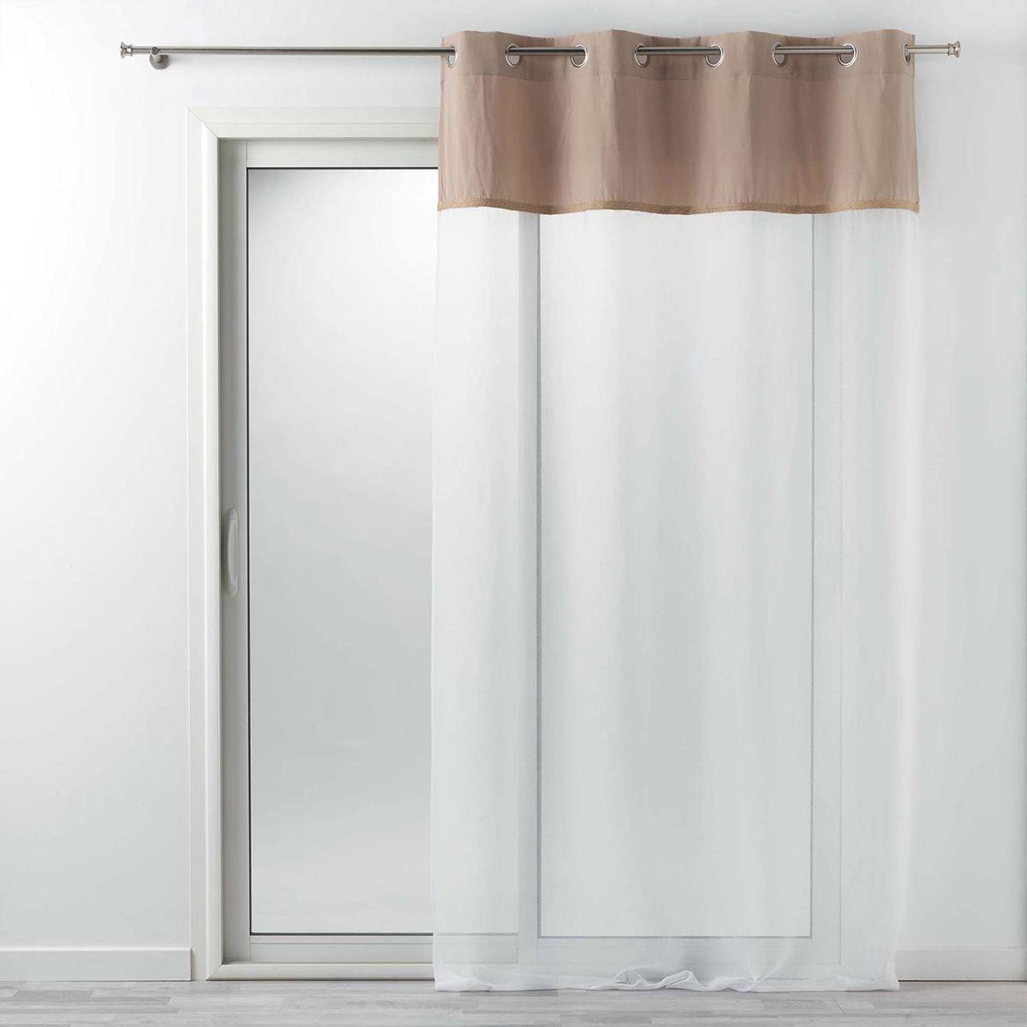 Douceur d'Intérieur Rideau voilage à œillets  kelonia  140x240cm naturel
