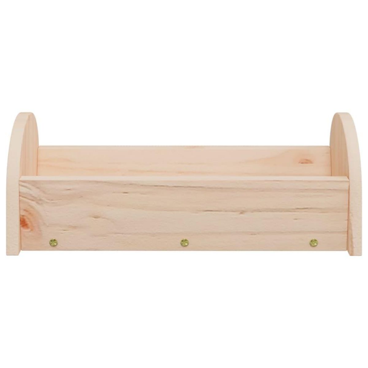 VIDAXL Mangeoire a foin pour lapins 28x10x10 cm bois massif de sapin