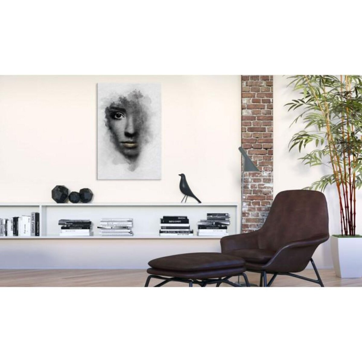 Paris Prix Tableau Imprimé  Portrait Gris