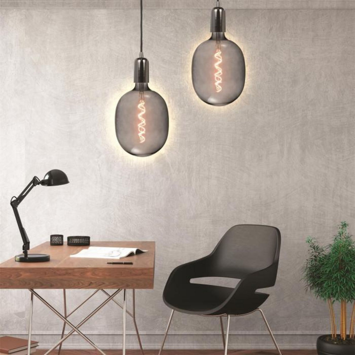 Paris Prix Ampoule Filaments LED  Ovale  6W Gris