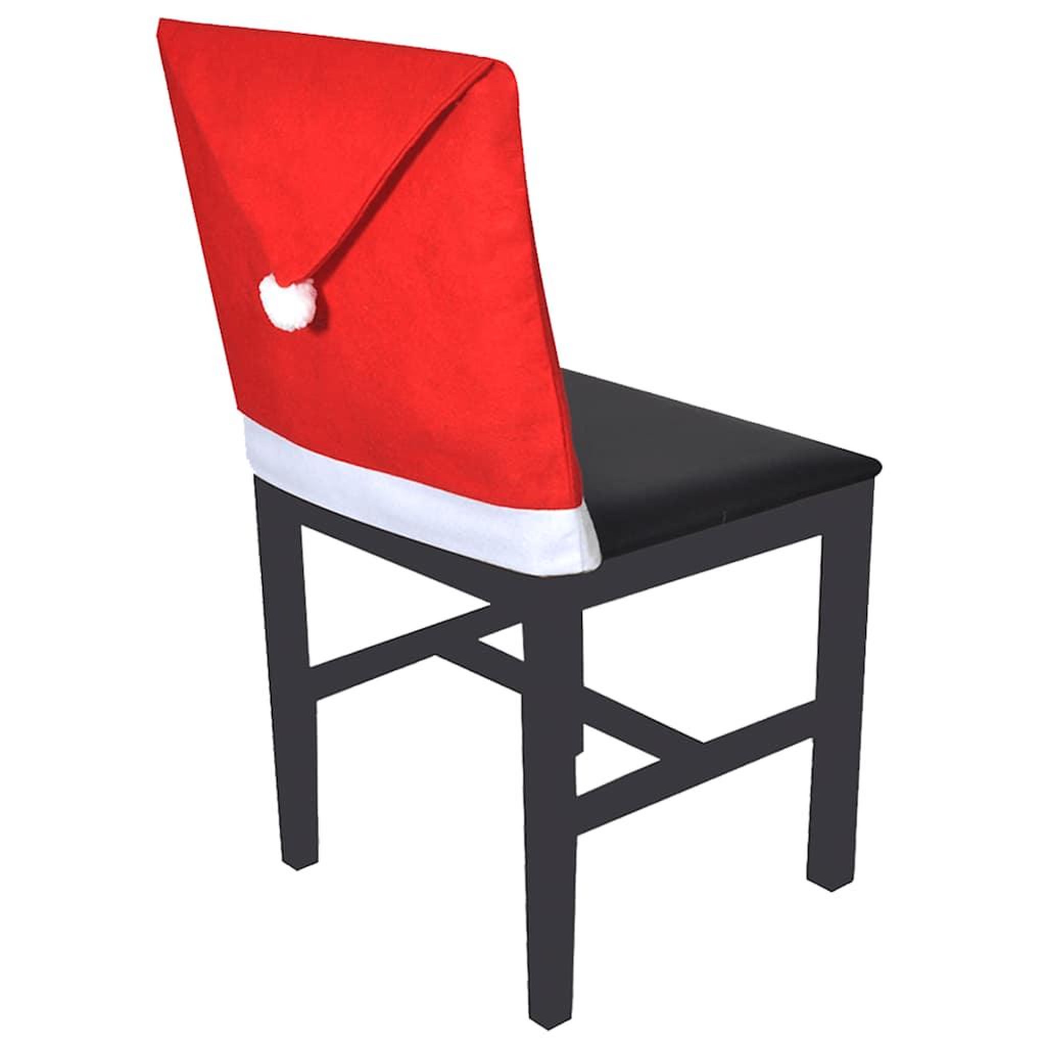 Voir la diapositive 2 : VIDAXL Housses de dossier de chaise 6 pcs Bonnet de Pere Noël