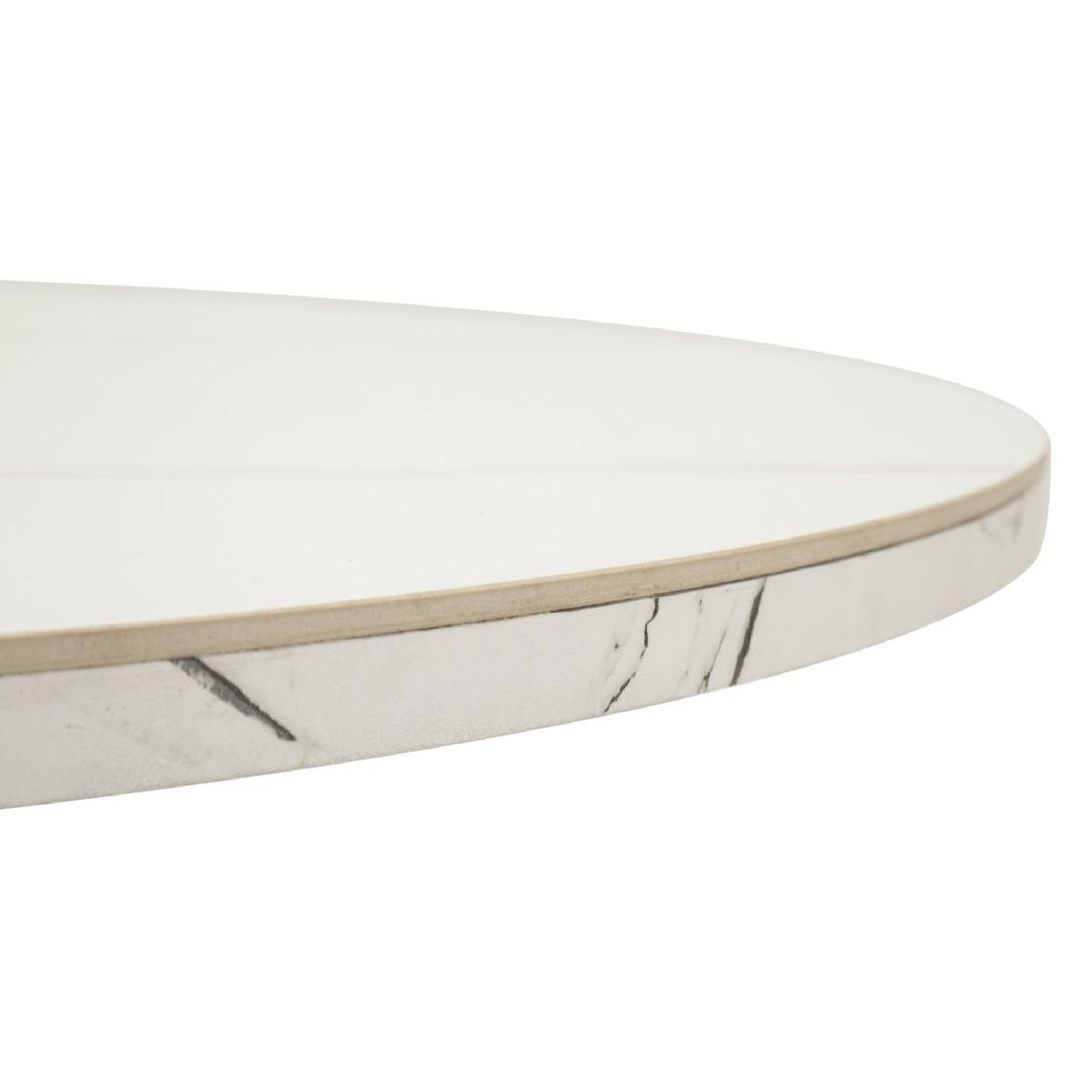 Voir la diapositive 3 : Paris Prix Table salle à manger extensible  martin  100-140cm noir & blanc