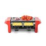 Voir la diapositive 3 : KITCHENCOOK Machine à Raclette Grill 2 Personnes – Rc Rigi Red Kitchencook