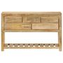 Voir la diapositive 2 : VIDAXL Buffet 120x30x75 cm bois de manguier massif