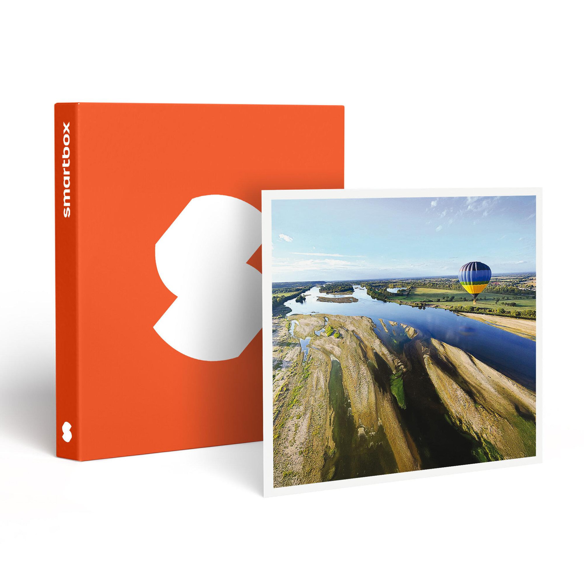 Smartbox Vol en montgolfière au-dessus des châteaux de la loire avec repas 3 plats pour 2 personnes - coffret cadeau sport & aventure