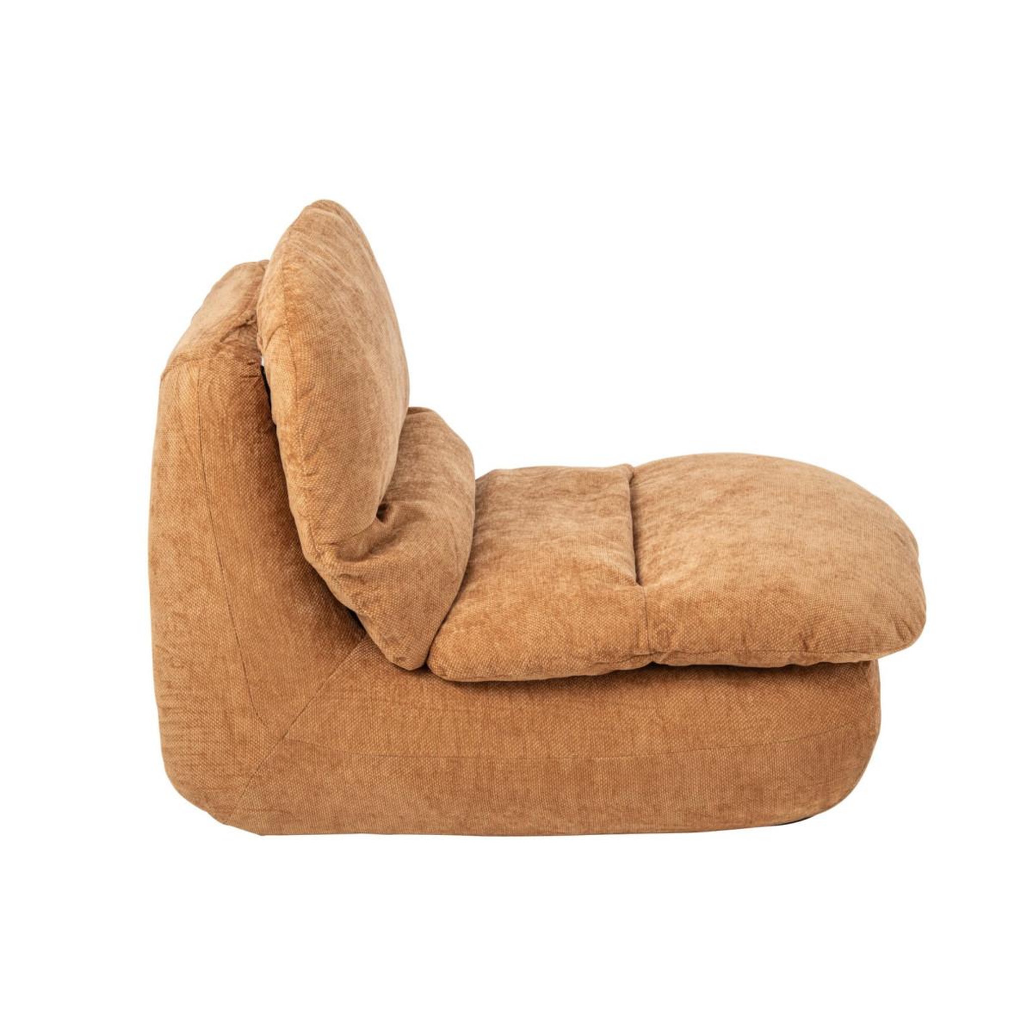 Voir la diapositive 3 : J-LINE Chauffeuse moelleuse  mellow  100cm orange