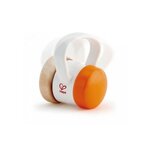 Hape Hochet Roller Blanc et Orange pour Bébé - Jouet Éducatif et Amusant