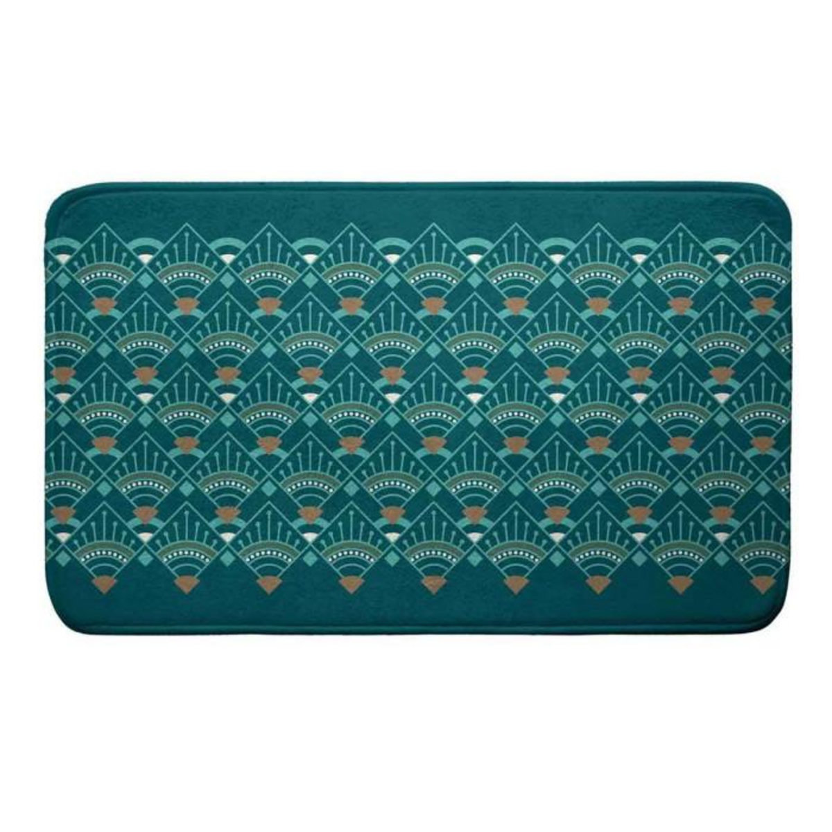 Paris Prix Tapis de Bain Imprimé  Imperia  45x75cm Vert