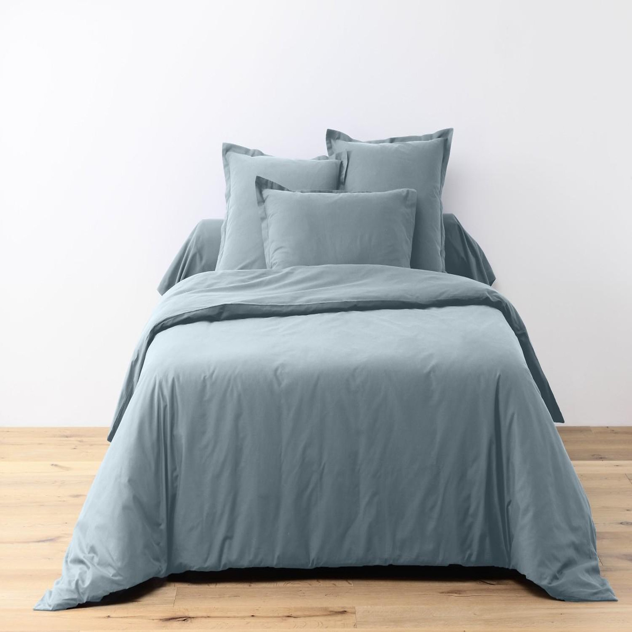 Voir la diapositive 1 : Home collection Parure housse de couette 100% coton 57fils