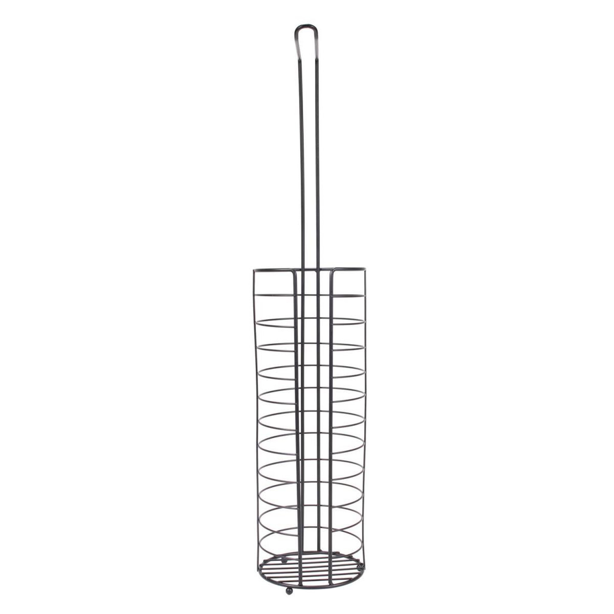 Je cherche une idee Porte papier wc en métal  rouleaux  60cm noir