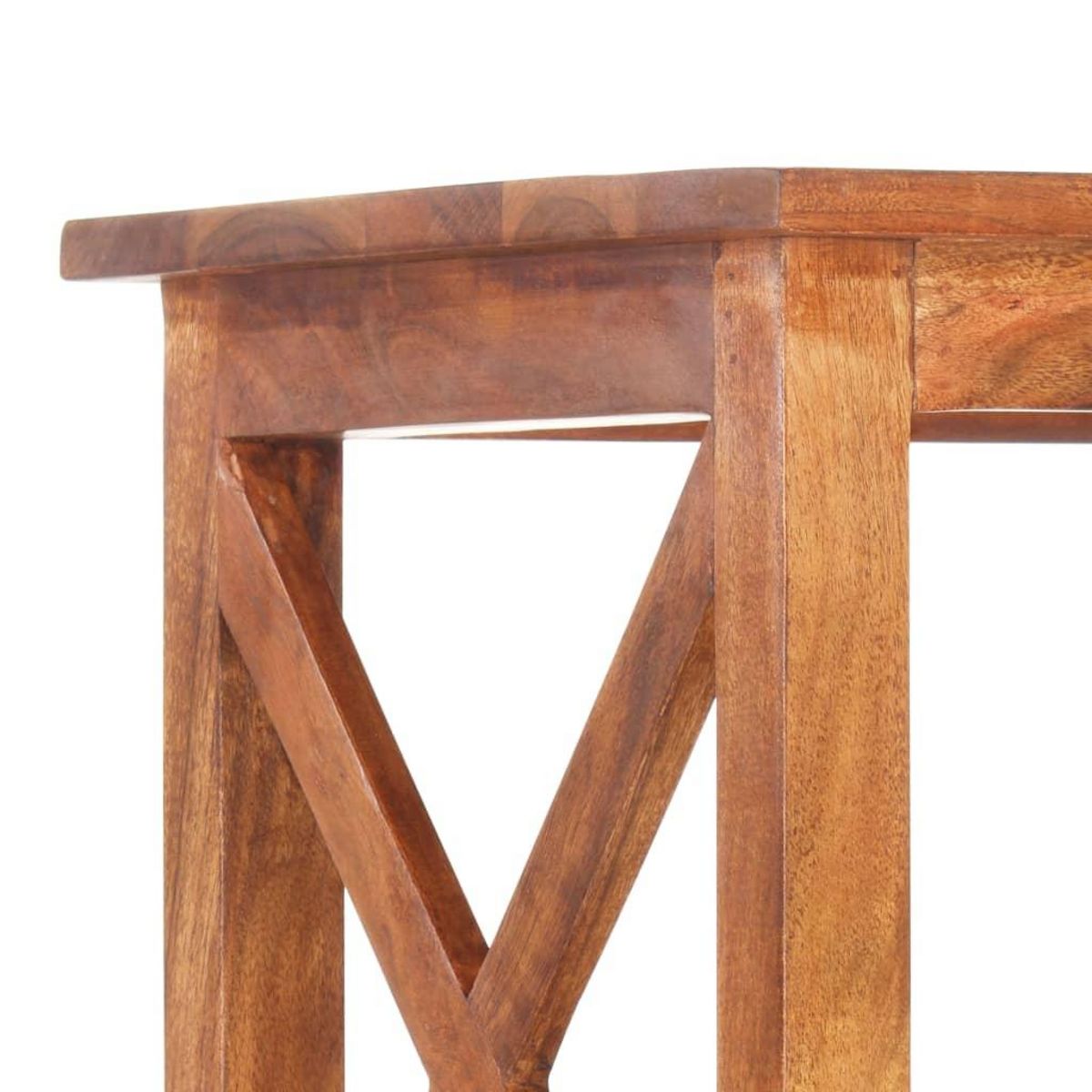 VIDAXL Bibliotheque 60x30x160 cm Bois massif d'acacia et finition miel