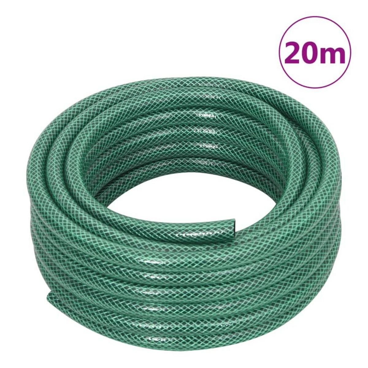 VIDAXL Tuyau d'arrosage vert 0,5  20 m PVC