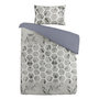 Voir la diapositive 1 : Paris Prix Parure de Lit 2 Pièces  Aventura  140x200cm Gris