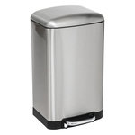 FIVE Poubelle de Cuisine en Inox  Ariane  20L Argent