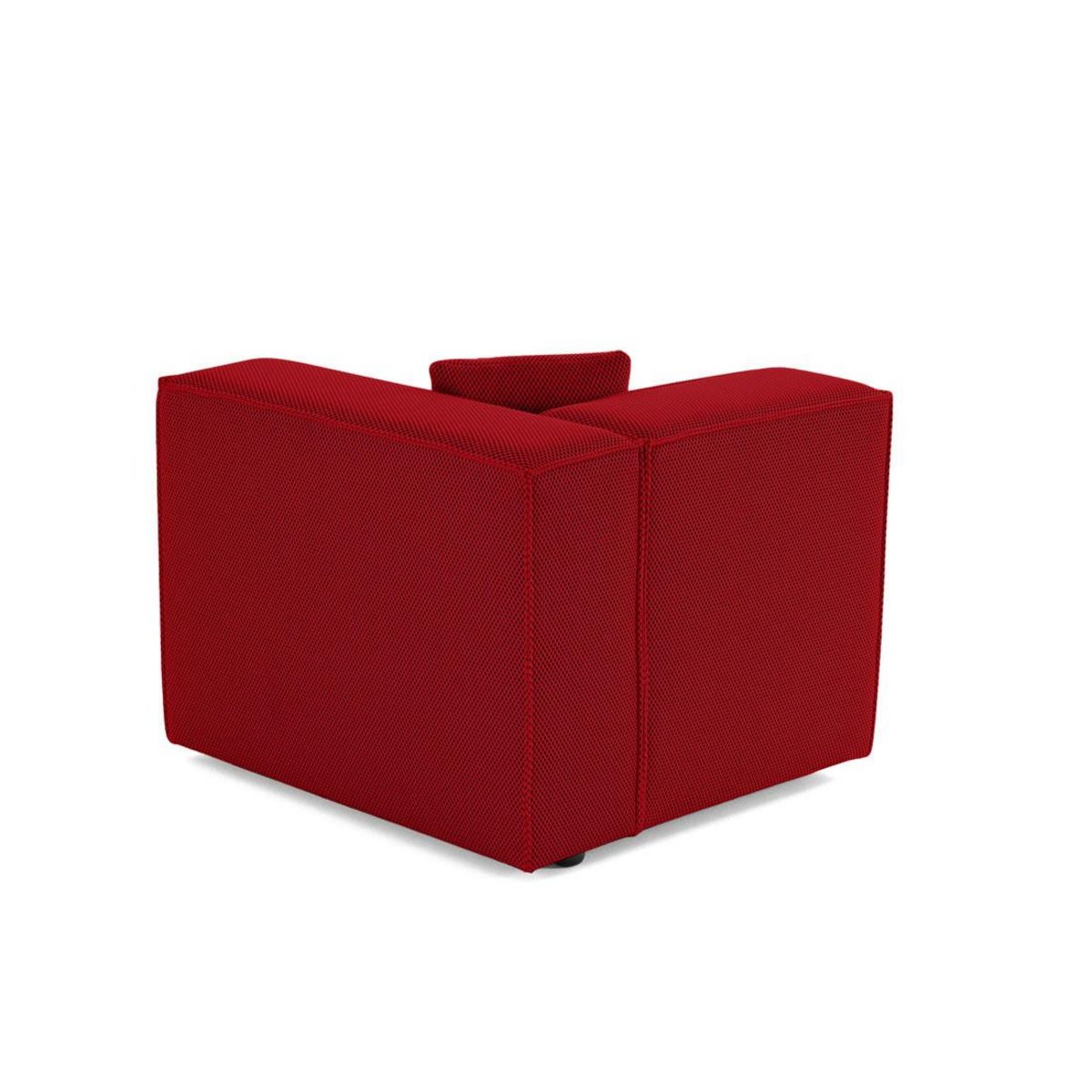 LISA DESIGN Arty - module d'assise droit - en tissu mailles 3d