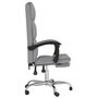 Voir la diapositive 4 : VIDAXL Fauteuil inclinable de bureau Gris clair Tissu