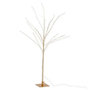 Voir la diapositive 1 : Paris Prix Arbre Déco Led en Métal  Dénudé  100cm Or