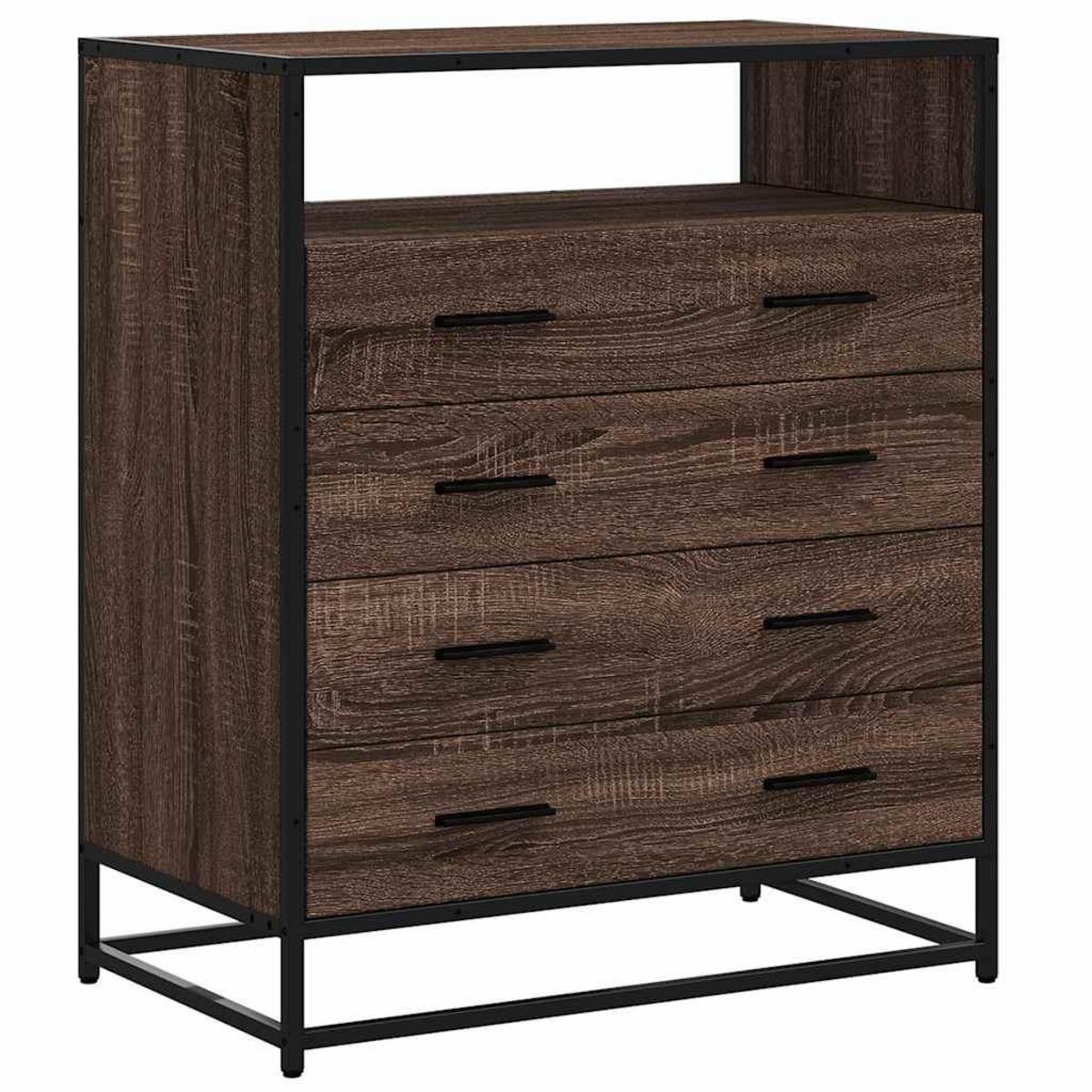 VIDAXL Commode chene marron 70x41x83,5 cm bois d'ingenierie