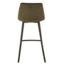 Voir la diapositive 4 : Paris Prix Chaise de Bar Design  Olivier  95cm Vert Foncé