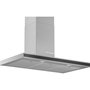 Voir la diapositive 1 : BOSCH Hotte décorative murale 90cm 605m3/h inox - dwb96fm50