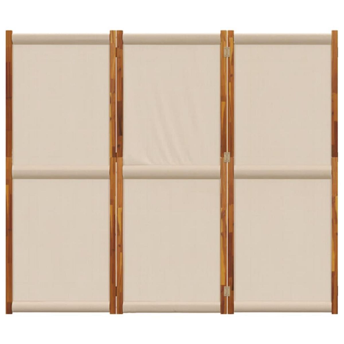VIDAXL Cloison de separation 3 panneaux taupe 210x180 cm