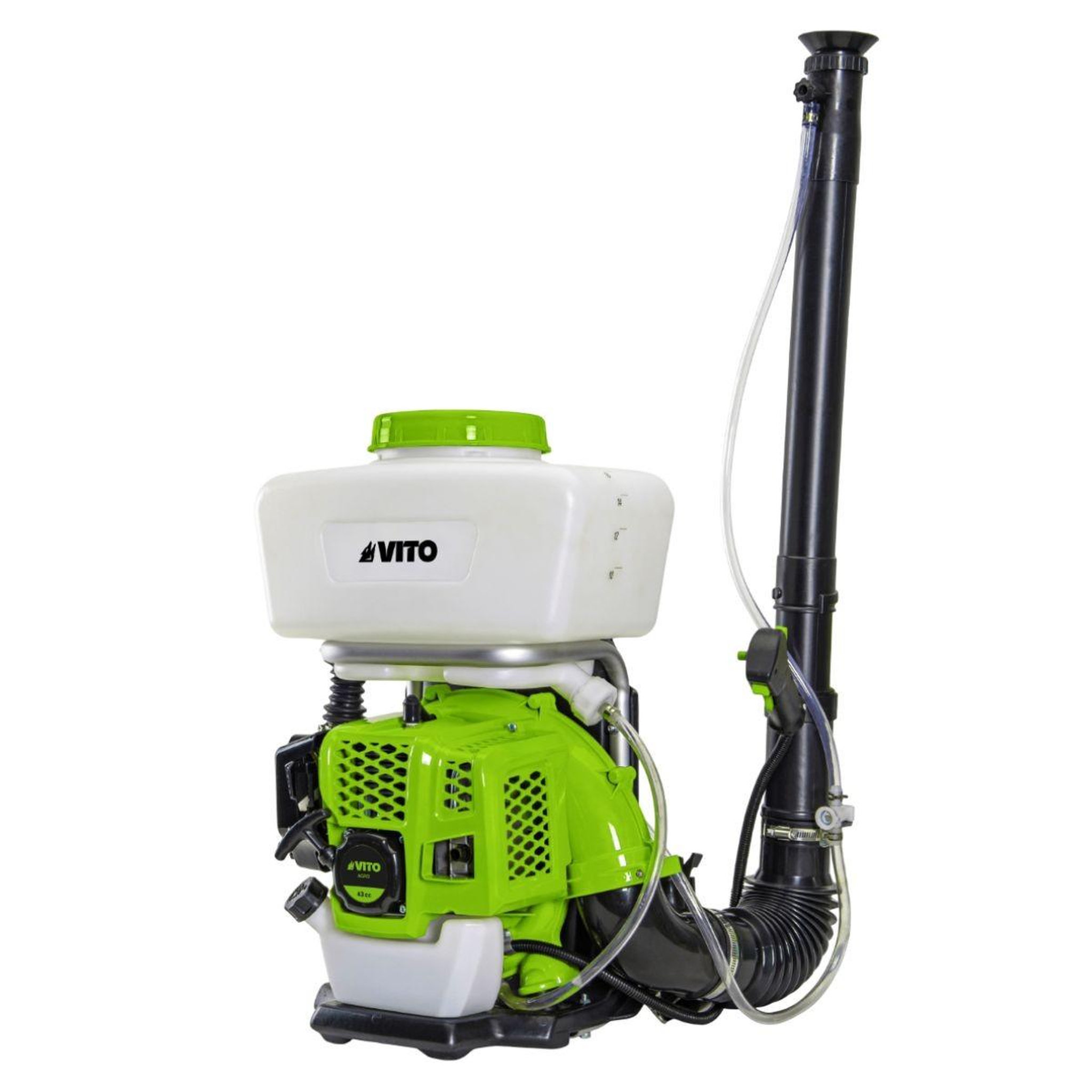 Voir la diapositive 5 : VITO Pulvérisateur thermique atomiseur 14l - 2t 43 cc - pulvérisateur poudres & liquides portée 12m - jardinage, agriculture vito