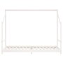Voir la diapositive 4 : VIDAXL Cadre de lit pour enfants blanc 90x200 cm bois de pin massif