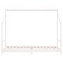 Voir la diapositive 4 : VIDAXL Cadre de lit pour enfants blanc 90x200 cm bois de pin massif