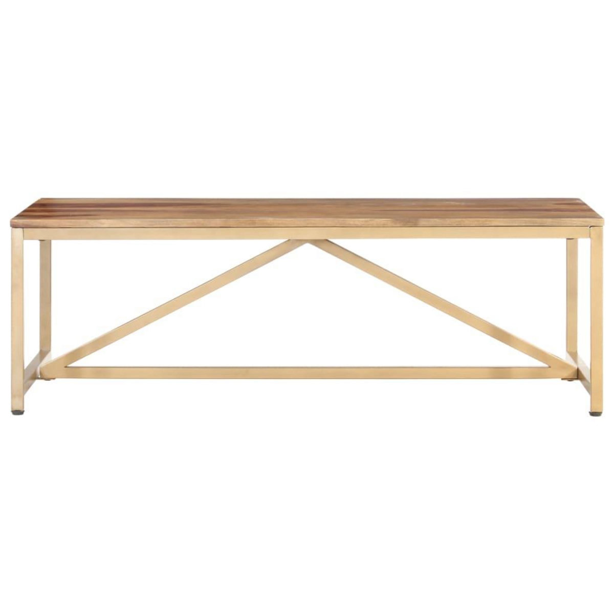 VIDAXL Table basse 120x60x40 cm Bois massif