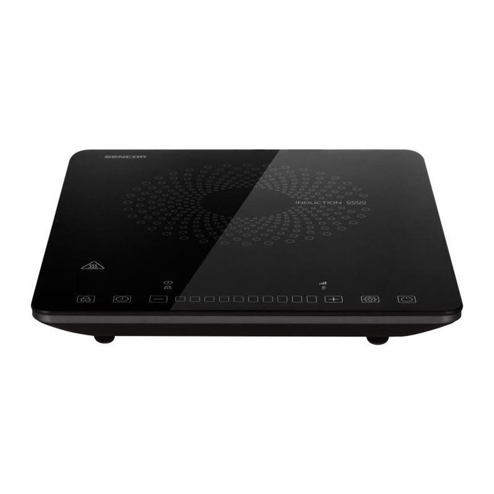 Voir la diapositive 3 : SENCO Plaque de cuisson a induction - SENCOR - SCP 3701BK - 2000 W - 1 foyer - Noir