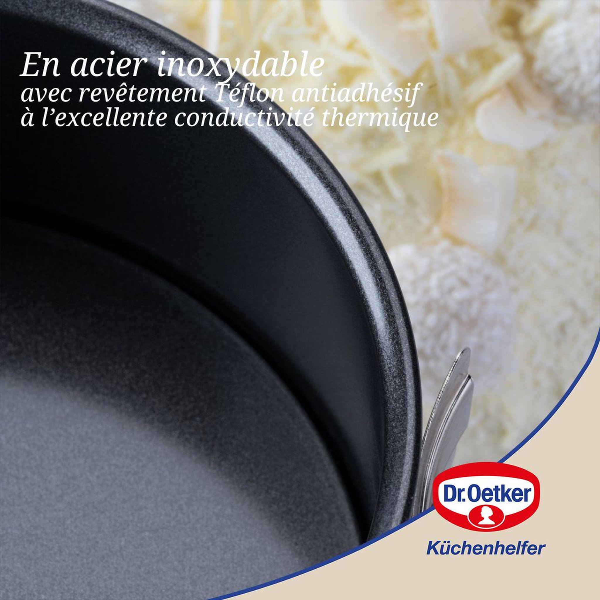 Voir la diapositive 4 : DR.OETKER Moule à manqué à charnière 18 cm dr.oetker tradition