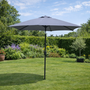 Voir la diapositive 2 : CONCEPT USINE Parasol droit rond 2,5 x 2,5 m gris COME