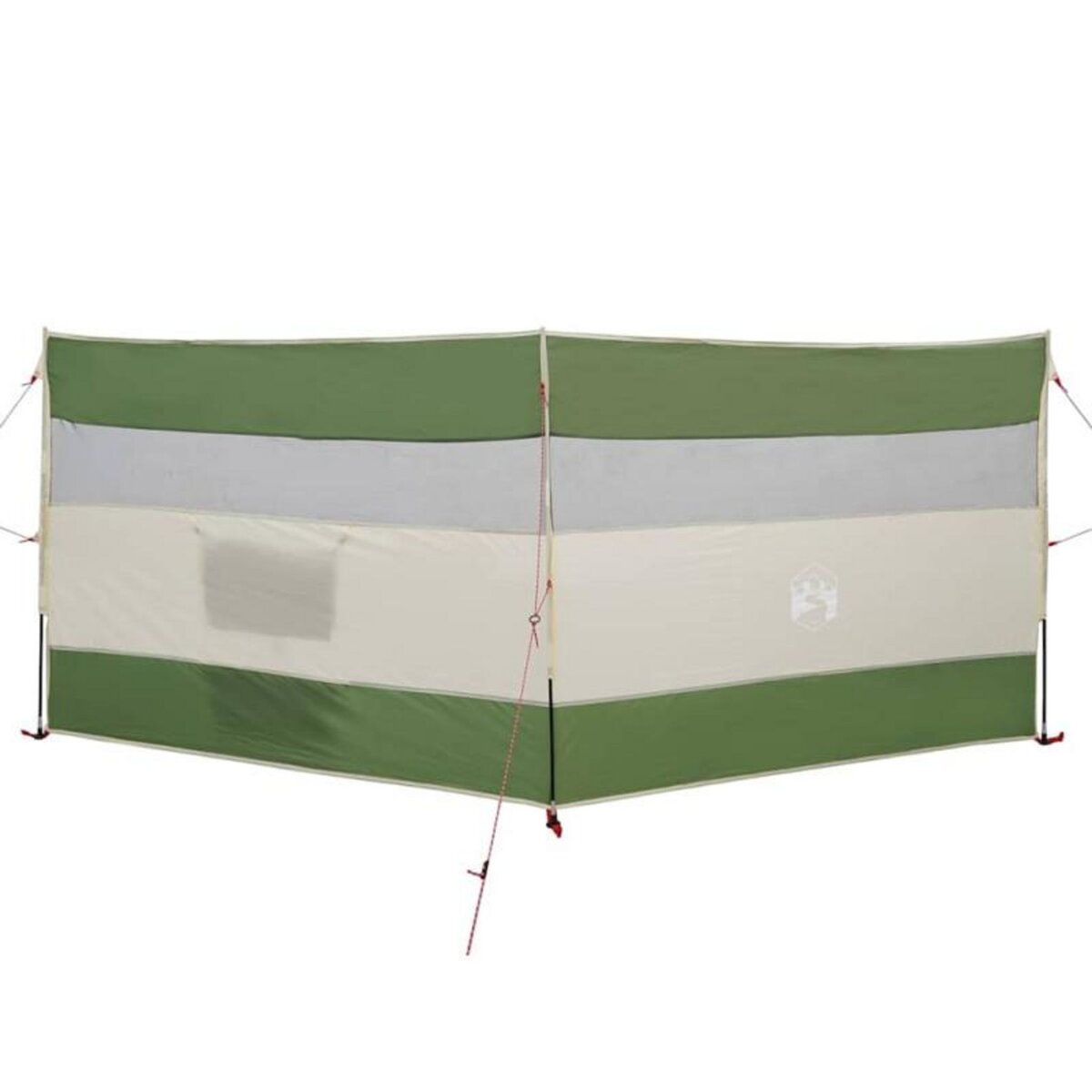 VIDAXL Brise vent de camping vert 340x130 cm imperméable
