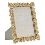 Paris Prix Cadre Photo Déco Pétales de Fleurs  Anthurium  15x20cm Or