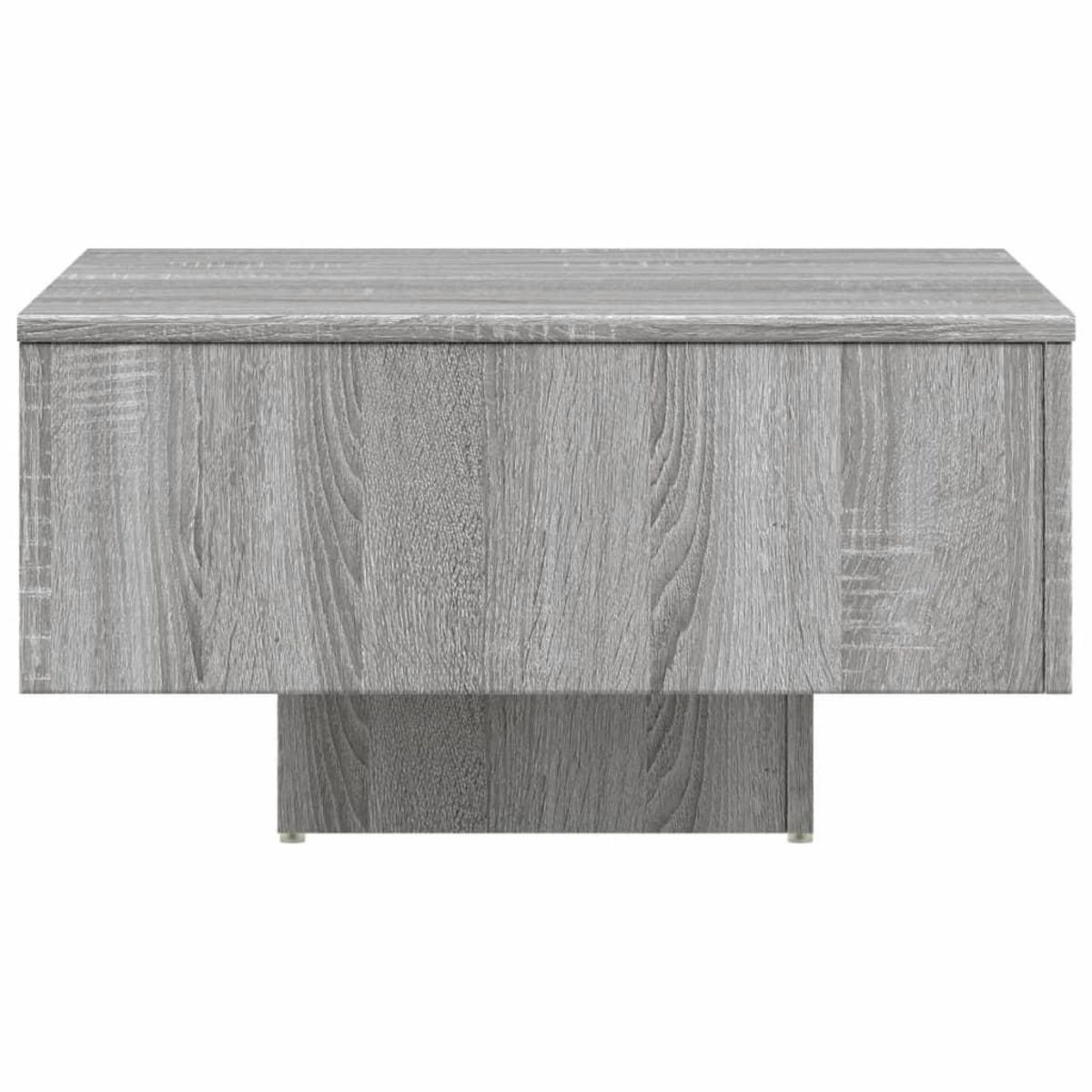 VIDAXL Table basse Sonoma gris 60x60x31,5 cm Bois d'ingenierie