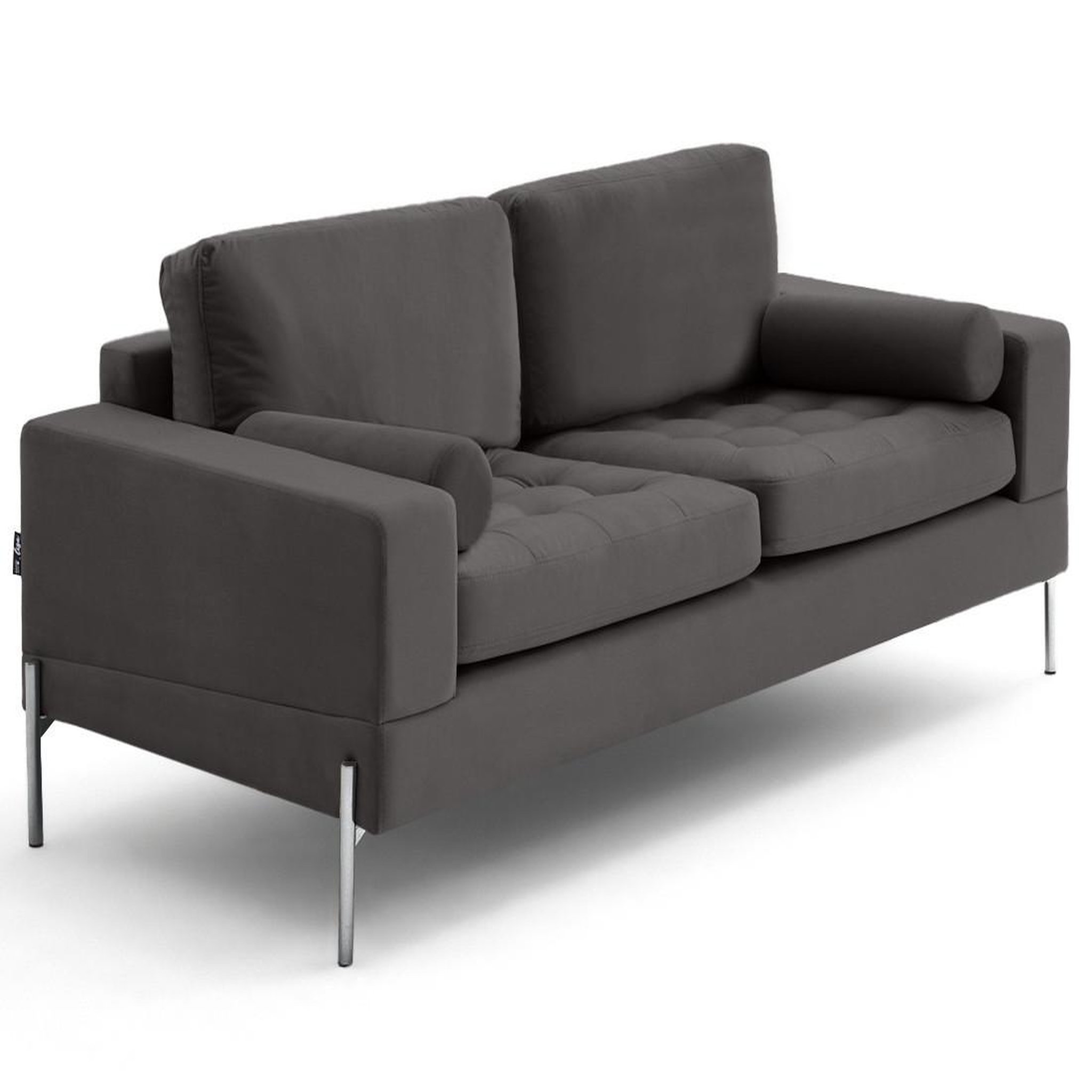 Voir la diapositive 4 : LISA DESIGN Isaure - canapé droit 3 places en velours