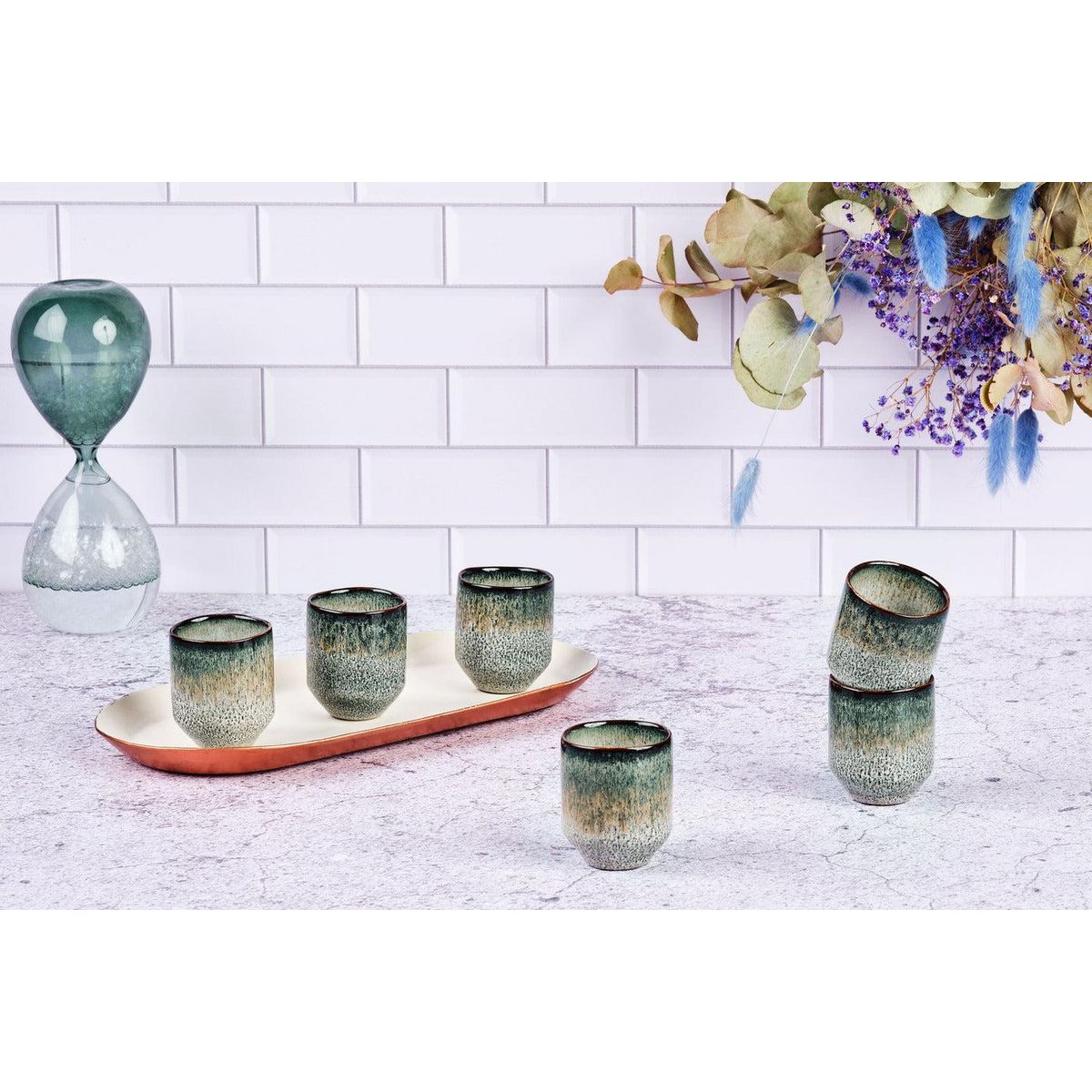 BJORN Tasse GENESIS 8cl - 6 pièces - Terre